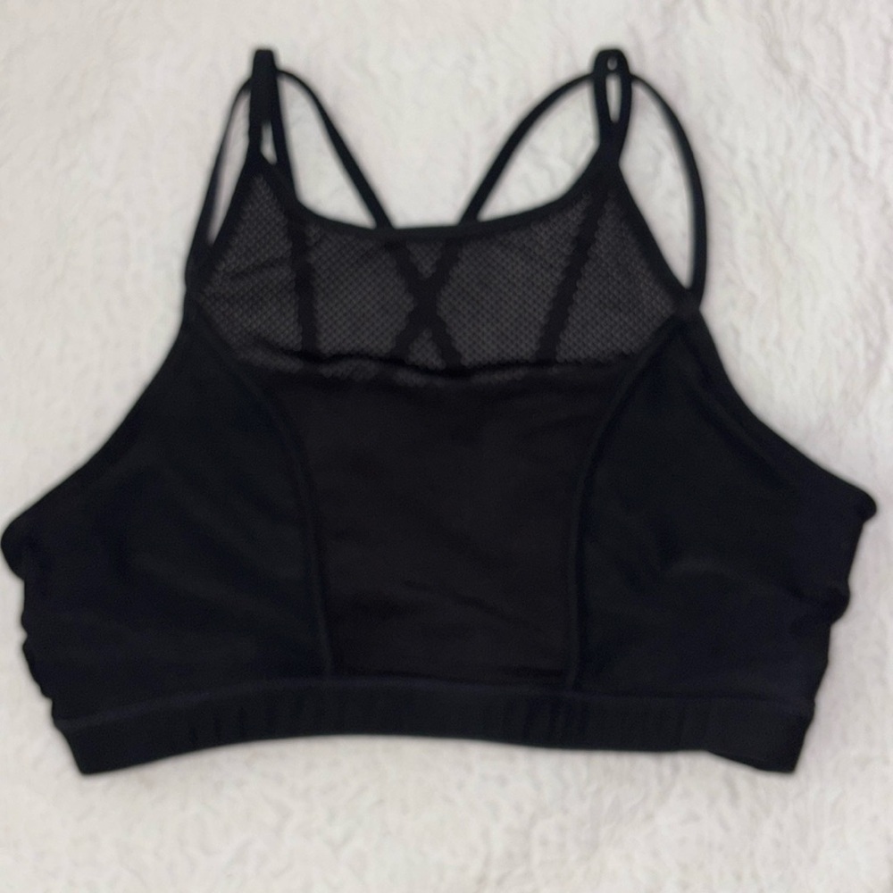 Mondetta Mesh Panel Strappy Sports Bra